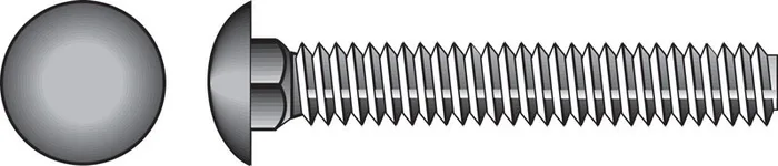 HILLMAN 3/8 in. X 6-1/2 in. L Zinc-Plated Steel Carriage Bolt 1 pk