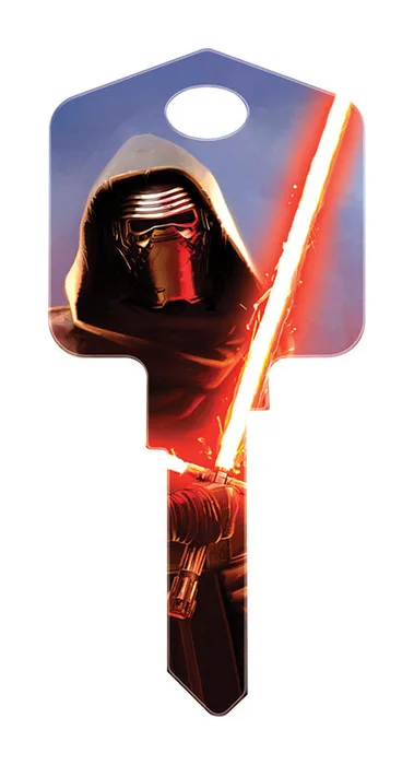 HILLMAN Star Wars Kylo Ren House/Padlock Universal Key Blank Single (Pack of 5)