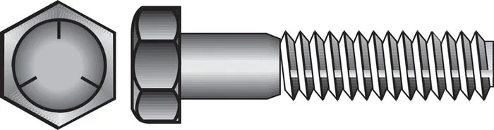 HILLMAN 1/4 in. D X 3 in. L Heat Treated Zinc Steel Hex Head Cap Screw 100 pk