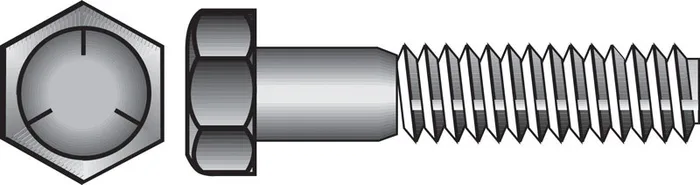 HILLMAN 1/4 in. D X 4 in. L Heat Treated Zinc Steel Hex Head Cap Screw 100 pk