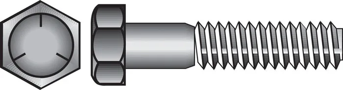 HILLMAN 5/16 in. D X 1-1/4 in. L Heat Treated Zinc Steel Hex Head Cap Screw 100 pk