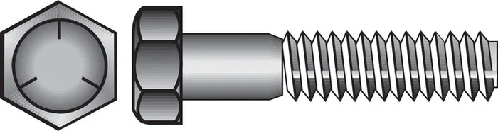 HILLMAN 5/16 in. D X 4 in. L Heat Treated Zinc Steel Hex Head Cap Screw 50 pk