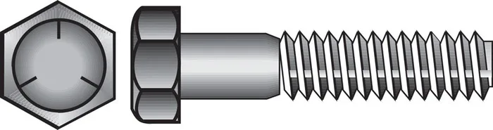 HILLMAN 3/8 in. D X 1-1/4 in. L Heat Treated Zinc Steel Hex Head Cap Screw 100 pk