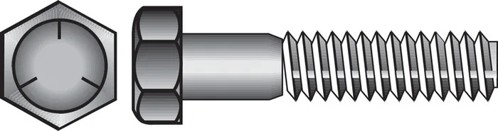 HILLMAN 7/16 in. D X 3-1/2 in. L Heat Treated Zinc Steel Hex Head Cap Screw 25 pk