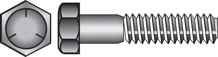 HILLMAN 3/8 in. D X 5-1/2 in. L Heat Treated Zinc Steel Hex Head Cap Screw 50 pk