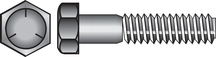 HILLMAN 1/2 in. D X 6 in. L Heat Treated Zinc Steel Hex Head Cap Screw 25 pk