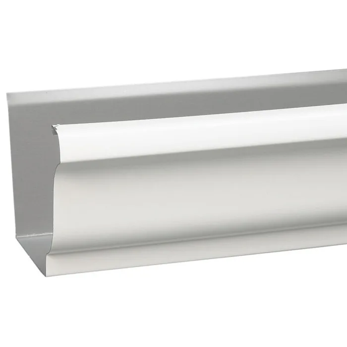 Amerimax 4.75 in. H X 6 in. W X 120 in. L White Aluminum K Gutter (Pack of 5)