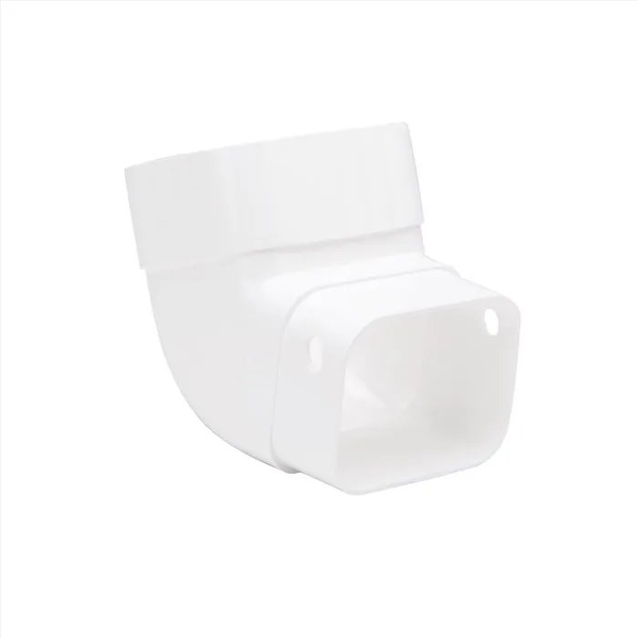 Amerimax 4.25 in. H X 3.25 in. W X 4.25 in. L White Vinyl K Gutter Elbow