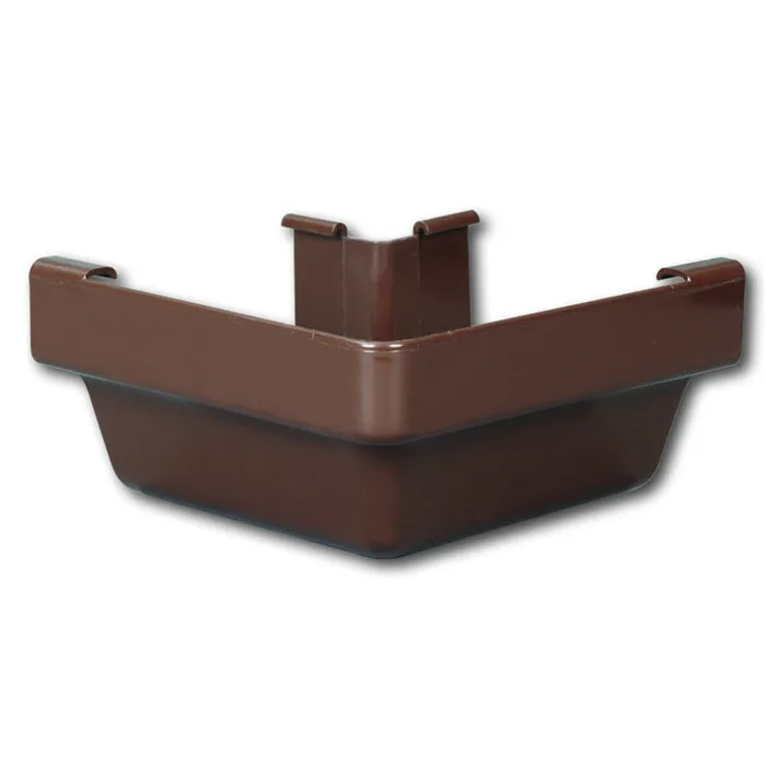 Amerimax 6.25 in. H X 3.25 in. W X 6.25 in. L Brown Vinyl K Outside Miter (Pack of 5)