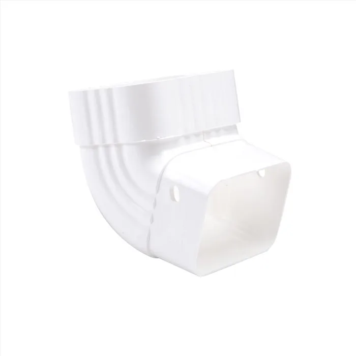 Amerimax 3 in. H X 4 in. W X 5.5 in. L White Vinyl A Gutter Elbow (Pack of 20)