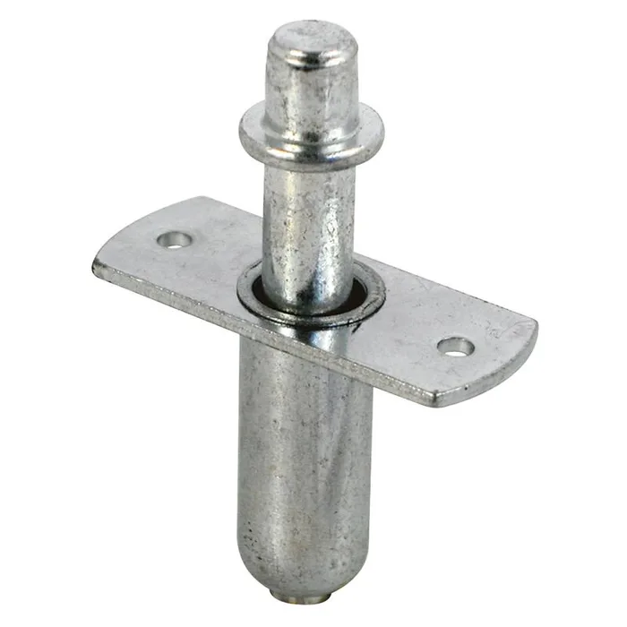 Prime-Line 3/8 in. D X 1-3/4 in. L Mill Silver Steel Pivot 2 pc