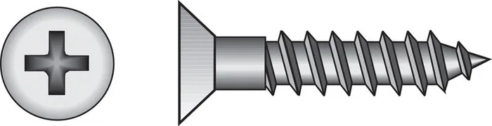 HILLMAN No. 8 X 1/2 in. L Phillips Zinc-Plated Coarse Wood Screws 100 pk