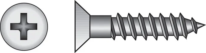 HILLMAN No. 10 X 3/4 in. L Phillips Zinc-Plated Coarse Wood Screws 100 pk