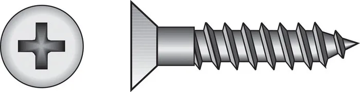 HILLMAN No. 12 Ga. X 3 in. L Phillips Zinc-Plated Coarse Wood Screws 100 pk
