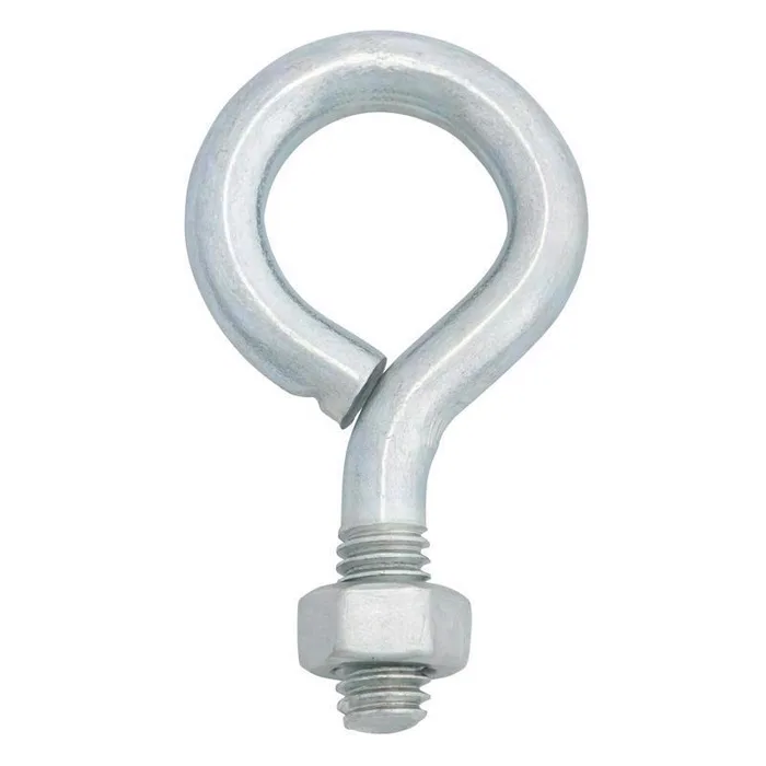 Hampton 5/16 in. X 2-1/4 in. L Zinc-Plated Steel Eyebolt Nut Included (Pack of 10)