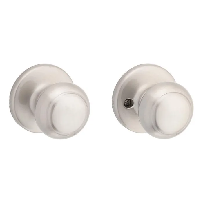Kwikset Cove Satin Nickel Passage Door Knob