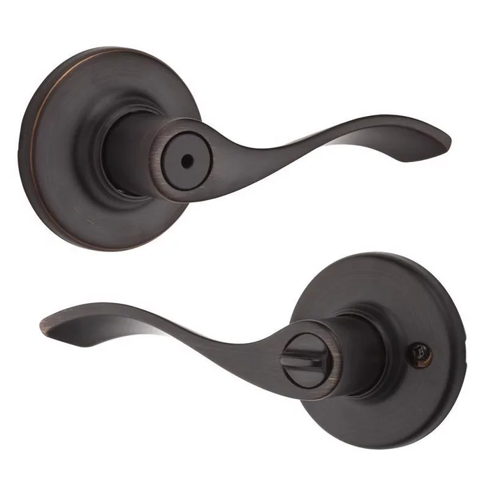 Kwikset Balboa Venetian Bronze Privacy Lever