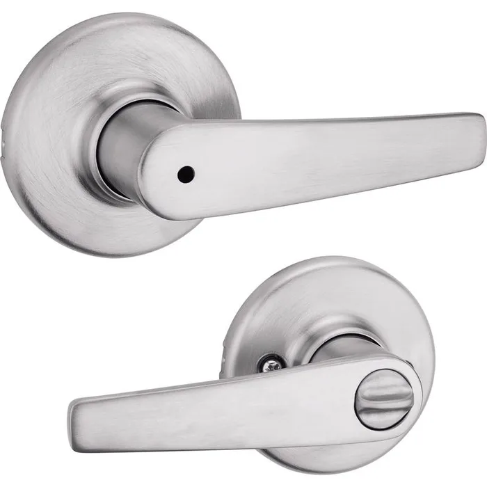 Kwikset Delta Satin Chrome Privacy Lever
