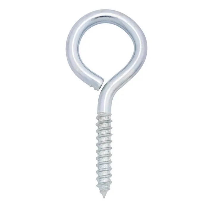 Hampton 3/8 in. X 4 in. L Zinc-Plated Steel Lag Thread Eyebolt (Pack of 10)