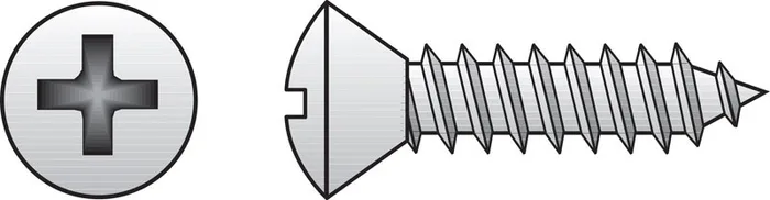 HILLMAN No. 8 Ga. X 1 in. L Phillips Oval Head Sheet Metal Screws 100 pk
