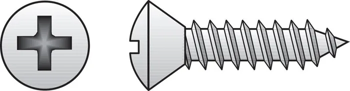 HILLMAN No. 8 Ga. X 1-1/4 in. L Phillips Oval Head Sheet Metal Screws 100 pk