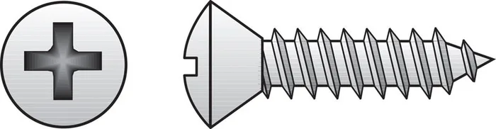 Hillman No. 8 Ga. X 2 in. L Phillips Oval Head Sheet Metal Screws 100 pk