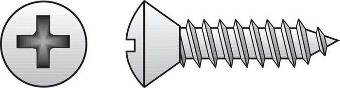 HILLMAN No. 12 Ga. X 1 in. L Phillips Oval Head Sheet Metal Screws 100 pk