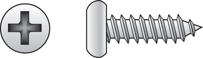 HILLMAN No. 4 Ga. X 1/2 in. L Phillips Sheet Metal Screws 100 pk