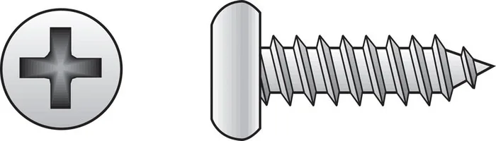 HILLMAN No. 6 Ga. X 1/2 in. L Phillips Pan Head Sheet Metal Screws 100 pk