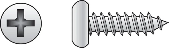 HILLMAN No. 12 Ga. X 1/2 in. L Phillips Pan Head Sheet Metal Screws 100 pk