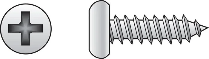 HILLMAN No. 12 Ga. X 3/4 in. L Phillips Pan Head Sheet Metal Screws 100 pk