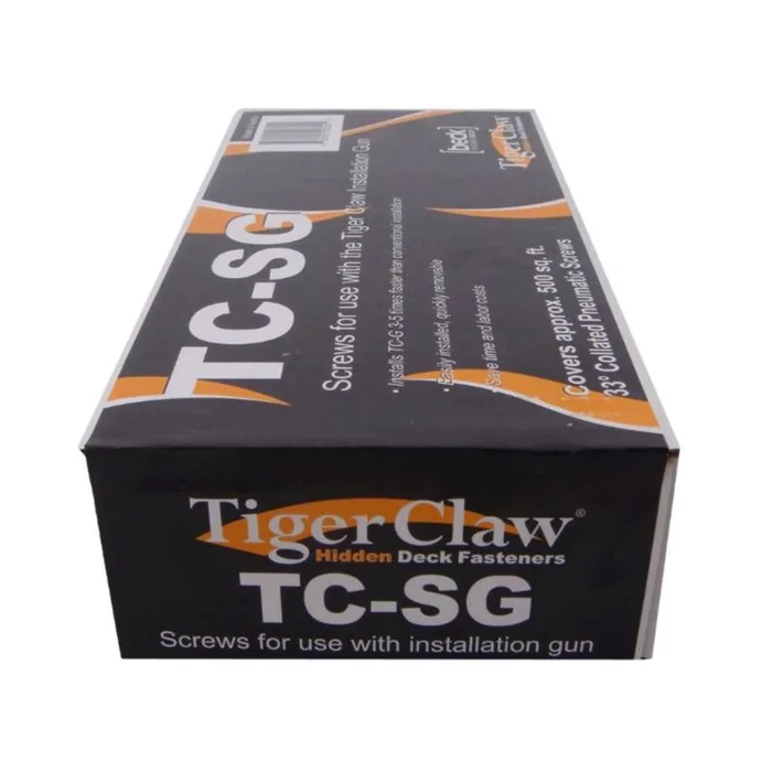 TigerClaw 1-1/2 in. L Angled Strip Black Oxide Scrail Fasteners 1 pk