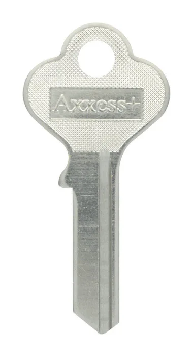 HILLMAN Traditional Key House/Office Key Blank 83 Single For Independent Locks Silver (Pack of 4)