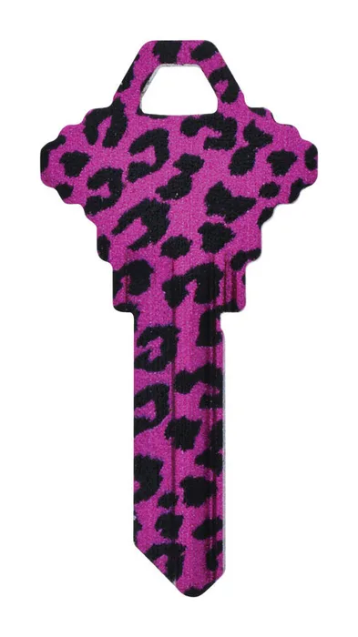 HILLMAN DIVA Leopard House/Office Universal Key Blank Single (Pack of 6)