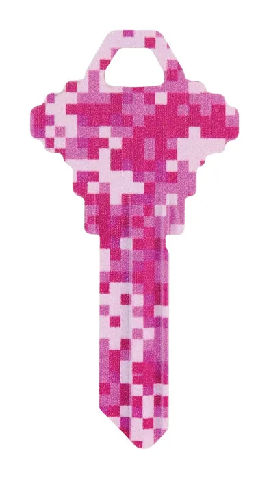 HILLMAN Wackey Digital Camo House/Office Key Blank 68 Single For Schlage Locks (Pack of 6)