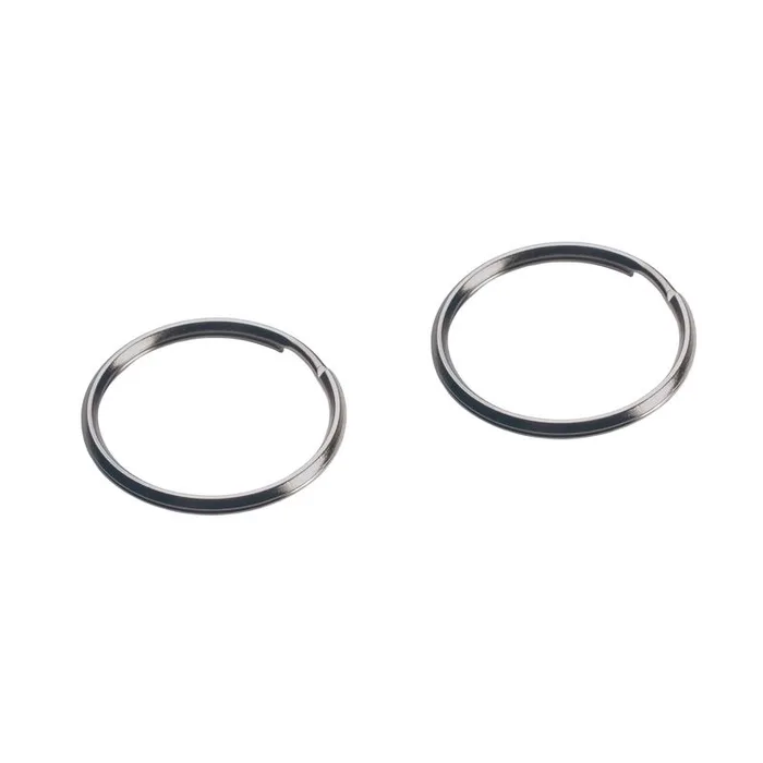 HILLMAN Tempered Steel Silver Split Rings/Cable Rings Key Ring