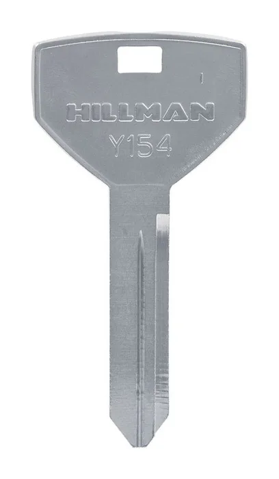 HILLMAN Traditional Key Automotive Key Blank Double For Chrysler Silver (Pack of 10)