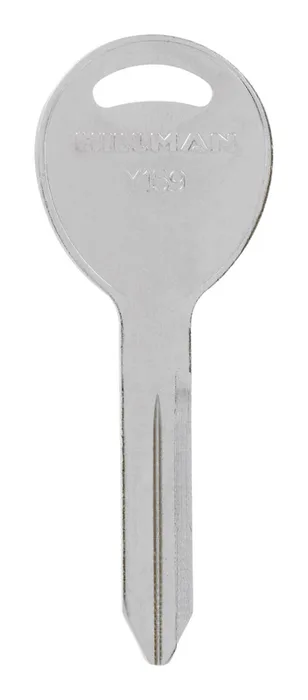 HILLMAN Traditional Key Automotive Key Blank Double For Chrysler Silver (Pack of 10)