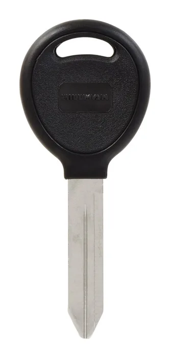 HILLMAN Traditional Key Automotive Key Blank Double For Chrysler Black/Silver (Pack of 5)