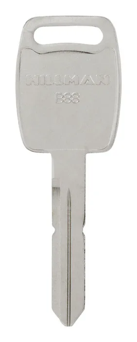 HILLMAN Traditional Key Automotive Key Blank Double For GM Silver (Pack of 10)