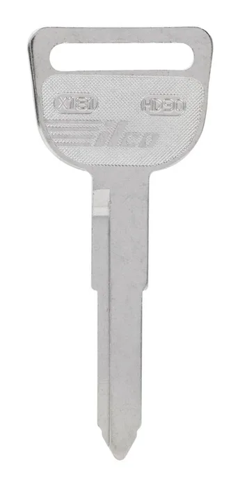 HILLMAN Traditional Key Automotive Key Blank Double For Honda Silver (Pack of 10)