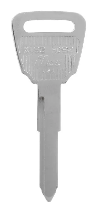 HILLMAN Traditional Key Automotive Key Blank Double For Honda Silver (Pack of 10)