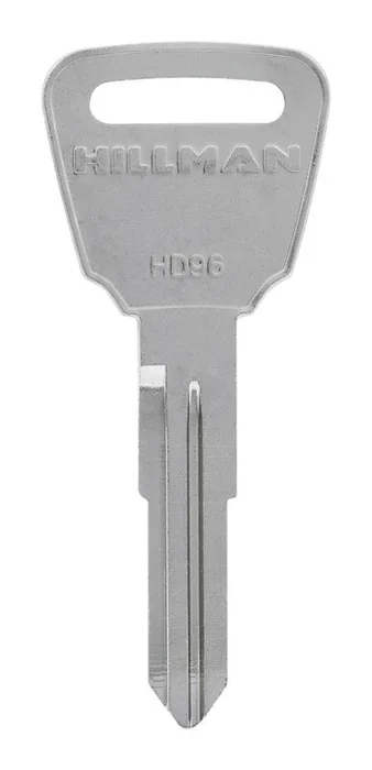HILLMAN Traditional Key Automotive Key Blank Double For Honda Silver (Pack of 10)