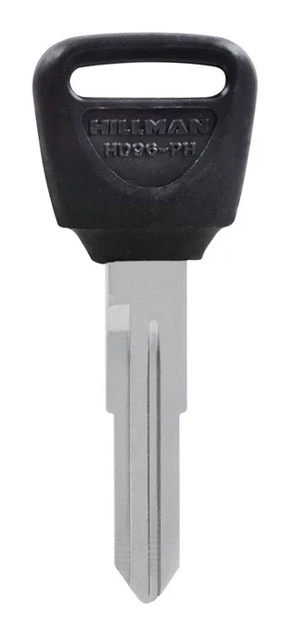 HILLMAN Traditional Key Automotive Key Blank Double For Acura Black/Silver (Pack of 5)