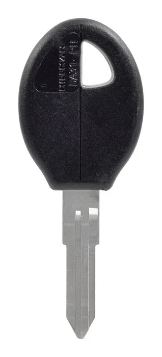 HILLMAN Traditional Key Automotive Key Blank Double For Nissan Black/Silver (Pack of 5)