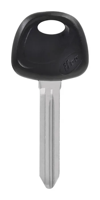 HILLMAN Traditional Key Automotive Key Blank KK8P Double For Kia Black/Silver (Pack of 5)