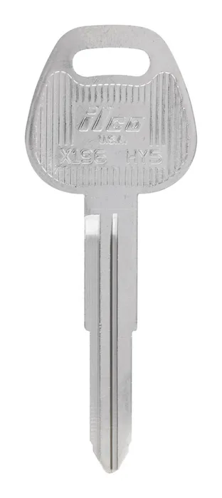HILLMAN Traditional Key Automotive Key Blank Double For Hyundai Silver (Pack of 10)