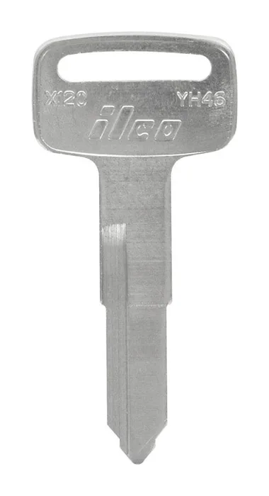 HILLMAN Traditional Key Automotive Key Blank Double For Yamaha Silver (Pack of 10)