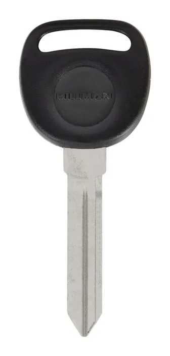HILLMAN Traditional Key Automotive Key Blank Double For Saturn Black/Silver (Pack of 5)