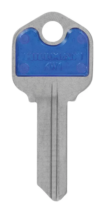 HILLMAN ColorPlus House/Office Key Blank Single Blue (Pack of 5)